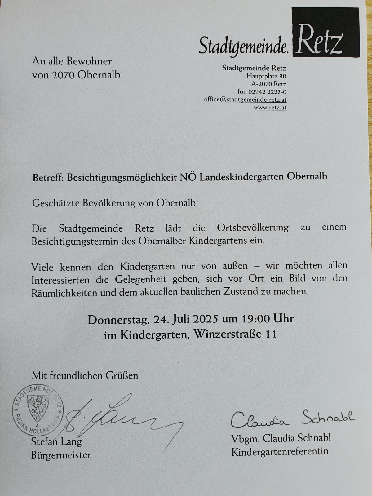 Kindergartenbesichtigung